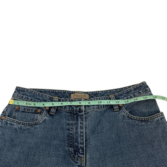 I.E. Women’s Petite Relaxed Blue Bootcut Jeans, Petite Size 8P - Picture 4 of 11